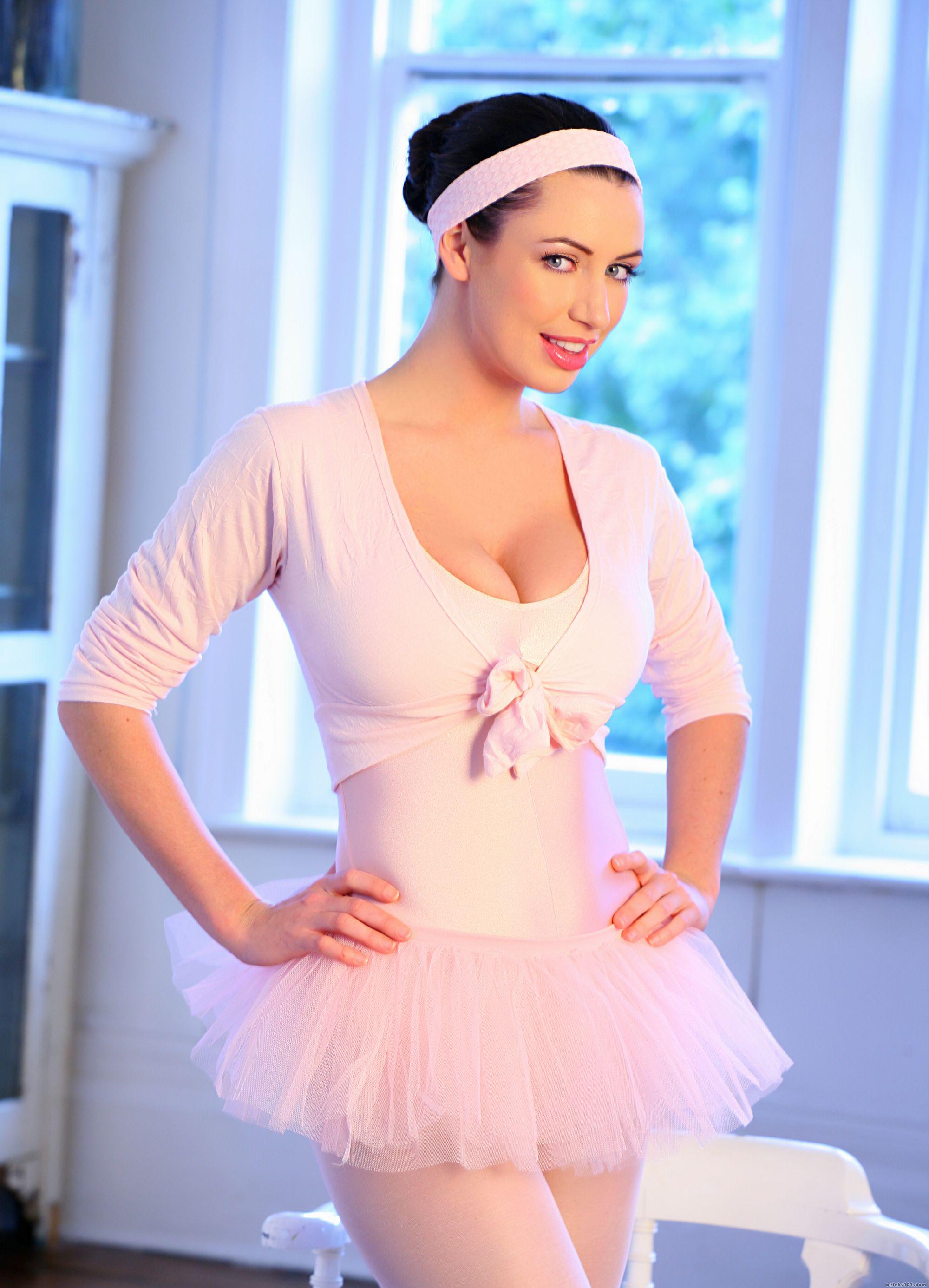 Big breast ballerina